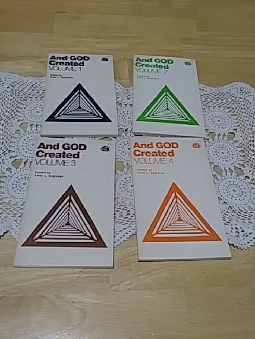 And God created 4 Volume Set by Kelly L. Segraves Creation Science